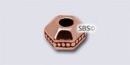 TierraCast 3mm Faceted "Copper Antique" (10)