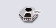 TierraCast 3mm Faceted "Silver Antique" (10)