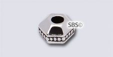 TierraCast 3mm Faceted "Silver Antique" (10)