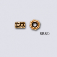 TierraCast 4mm Rococo Round "Gold Antique" (10)