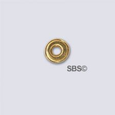 TierraCast 5mm Kenyan Heishi "Gold Antique" (10)