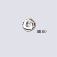 TierraCast 5mm Nugget Heishi White Bronze (10)