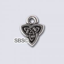 TierraCast Celtic Triad Charm "Silver Antique"