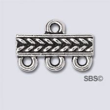 TierraCast Braided 3-1 Link "Silver Antique"