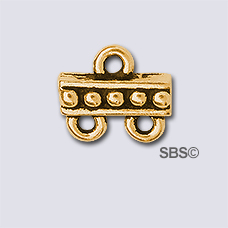 TierraCast Beaded 2-1 Link "Gold Antique"