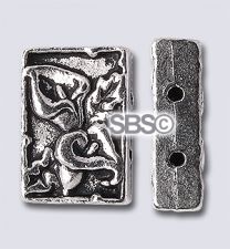 TierraCast Calla 2-Hole "Silver Antique"
