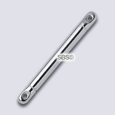 TierraCast 1 inch Bar "Rhodium"