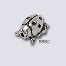 TierraCast Ladybug "Silver Antique"