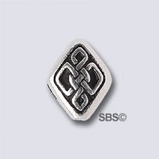 TierraCast Long Celtic Diamond "Silver Antique"