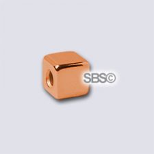 TierraCast 4mm CUBE "Antique Copper"