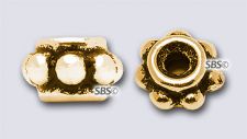 TierraCast 5mm Beaded "Gold Antique"