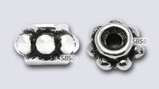 TierraCast 5mm Beaded "Silver Antique"