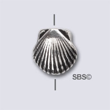 TierraCast Small Shell "Silver Antique"