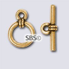 TierraCast Wrapped Clasp "Gold Antique"