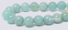 Amazonite Gemstone Beads - 6mm Round