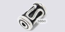 Bali Sterling Silver 4mm x 7mm Tube