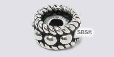 Bali Sterling Silver 5mm rondelle