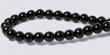Black Onyx Gemstone Beads - 4mm round