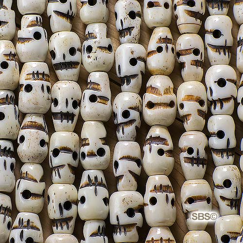skull beads