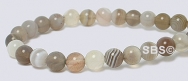 Botswana Agate 8x12 Polished Nugget Gemstone Beads