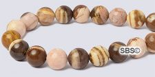 Cappuccino Gemstone Beads - 6mm Round