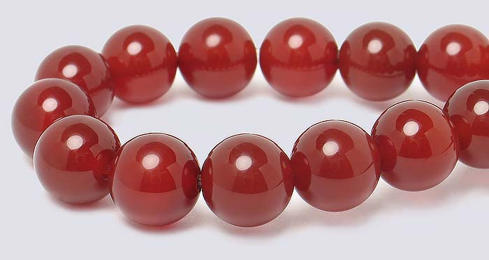 Carnelian Red Agate Beads 8mm Round Smooth High Polished for Jewelry Making