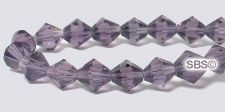 Chinese Crystal Beads 6mm Bicone - Violet