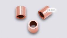 Copper Crimp Beads - 2x2mm (100)
