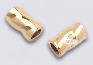 Gold Filled 2x3mm Twist Crimps (10)