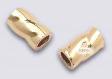 Gold Filled 2x3mm Twist Crimps (10)