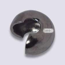 Crimp Cover 4mm Black Oxidized (50)