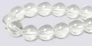 Crystal Quartz Gemstone Beads - 8mm Round