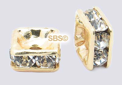 Square Crystal Rhinestone Rondels