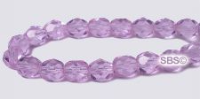 Fire polished 6mm Round Beads - Alexandrite