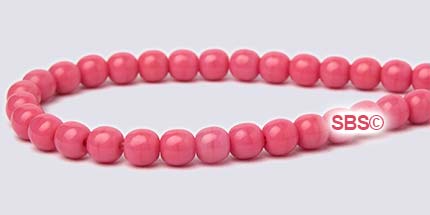 Czech Glass Beads - 4mm Round