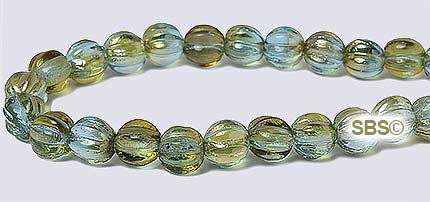 Czech Glass Beads - 5mm Melons