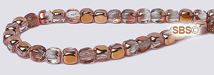 Czech Glass Beads - 4mm Cubes