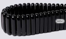 Czech 5x15 2-Hole Bar Beads - JET