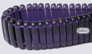 Czech 5x15 2-Hole Bar Beads - Tanzanite