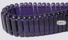 Czech 5x15 2-Hole Bar Beads - Tanzanite