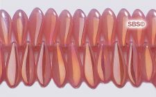 Czech 5x16 Dagger - MILKY PINK LUSTER IRIS