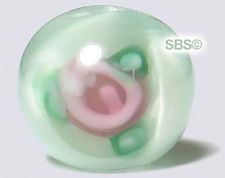 Czech Floral Beads 6mm - Mint