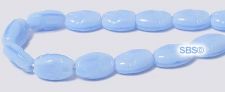 Czech 6x8 Cross Beads - Opaque Sapphire