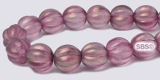 Czech 8mm Melon Beads - Cherub Halo