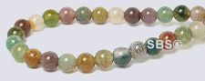 Fancy Jasper Gemstone Beads - 4.5mm Round