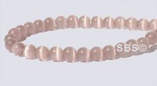 4mm Cats Eye Beads - LAVENDER AA- Grade