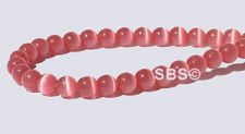 4mm Cats Eye Beads - ROSE AA- Grade