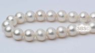 Fresh Water Pearl 6mm "Semi-Round" -  White - A Grade