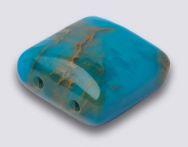 Impression Jasper 10x10 2-Hole Gemstone Beads (12)