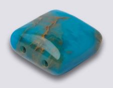 Impression Jasper 10x10 2-Hole Gemstone Beads (12)